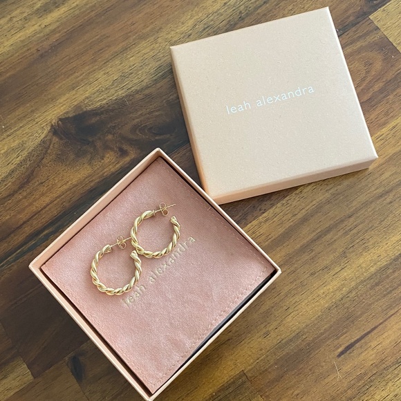Leah Alexandra Jewelry - Leah Alexandra Twisted Hoops